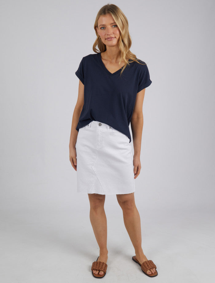 Manly Vee Tee | Navy