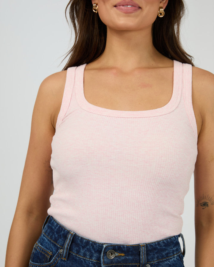 Mia Tank | Blush Marle