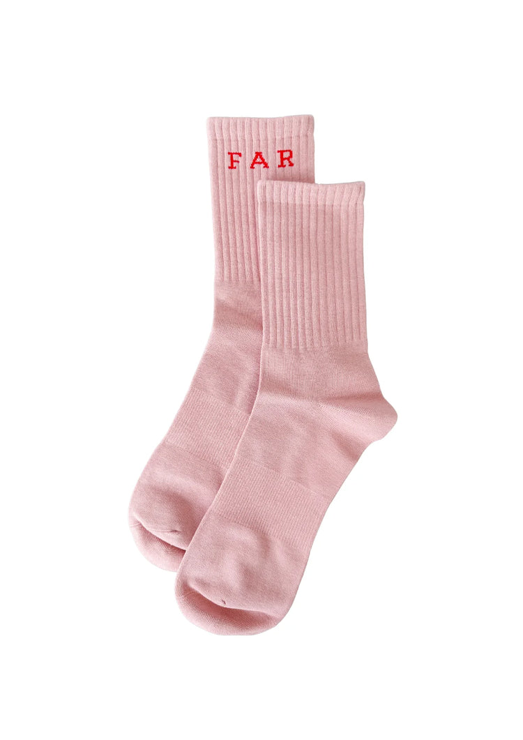 Pink FAR MER Boot Socks