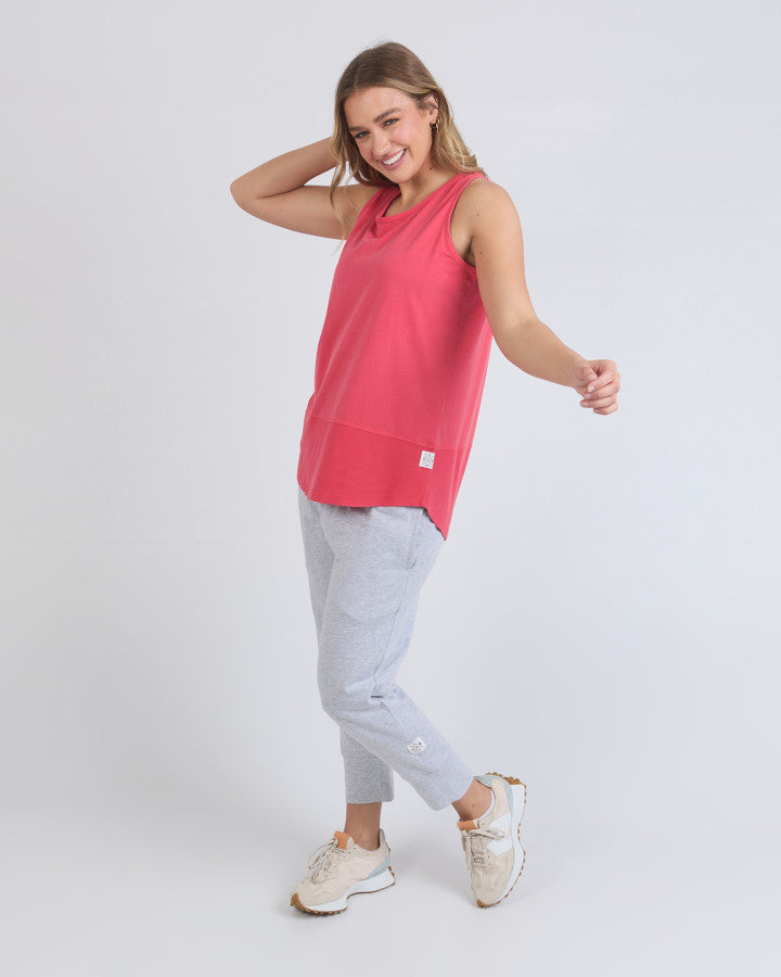 Fundamental Rib Tank | Bittersweet Red