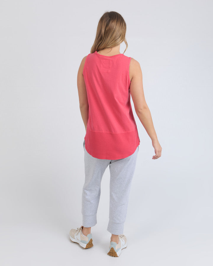 Fundamental Rib Tank | Bittersweet Red