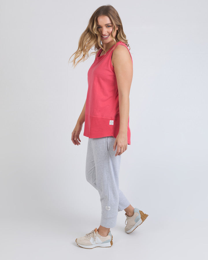 Fundamental Rib Tank | Bittersweet Red
