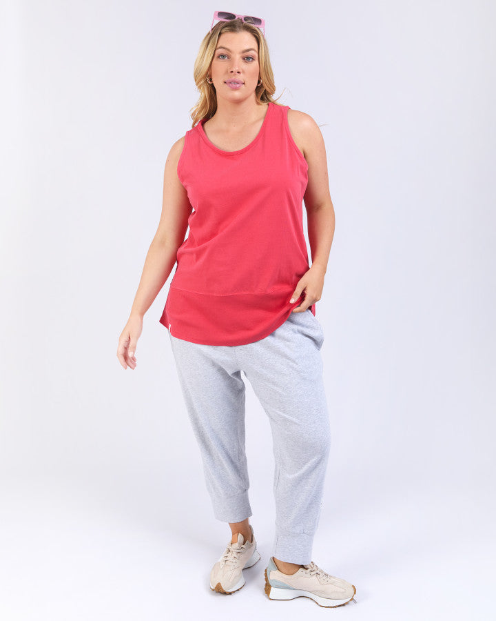 Fundamental Rib Tank | Bittersweet Red