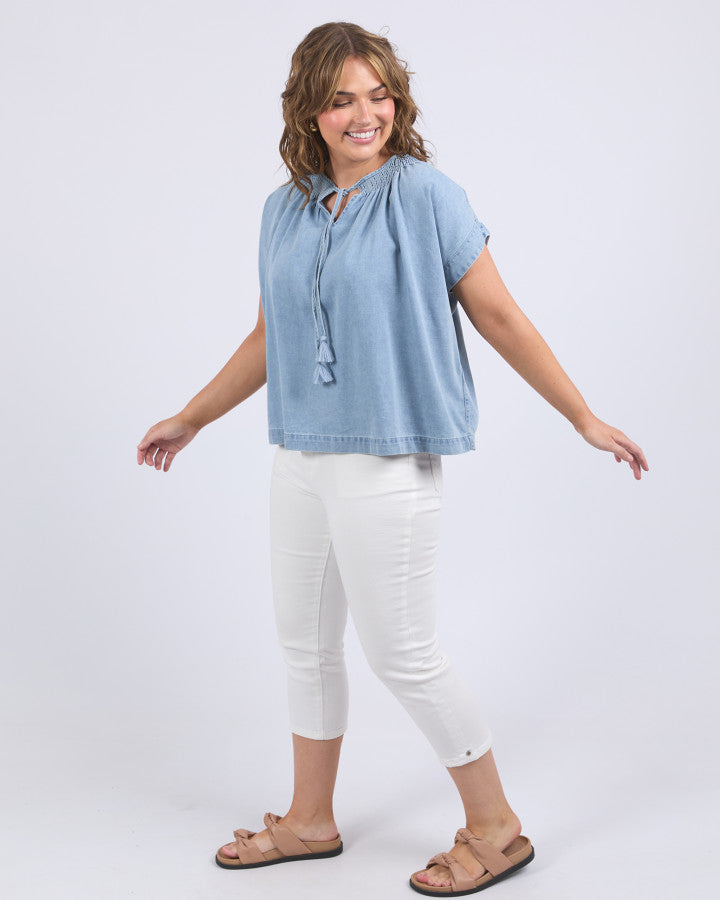Ruth Denim Top