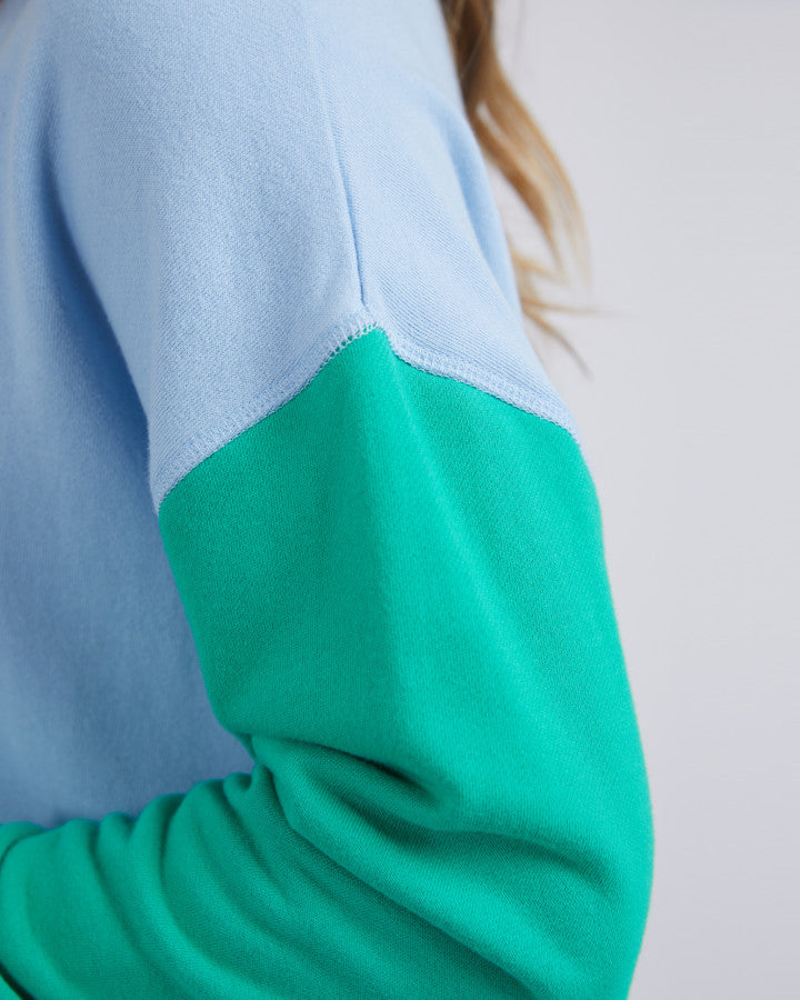 Simplified Colour Block Crew