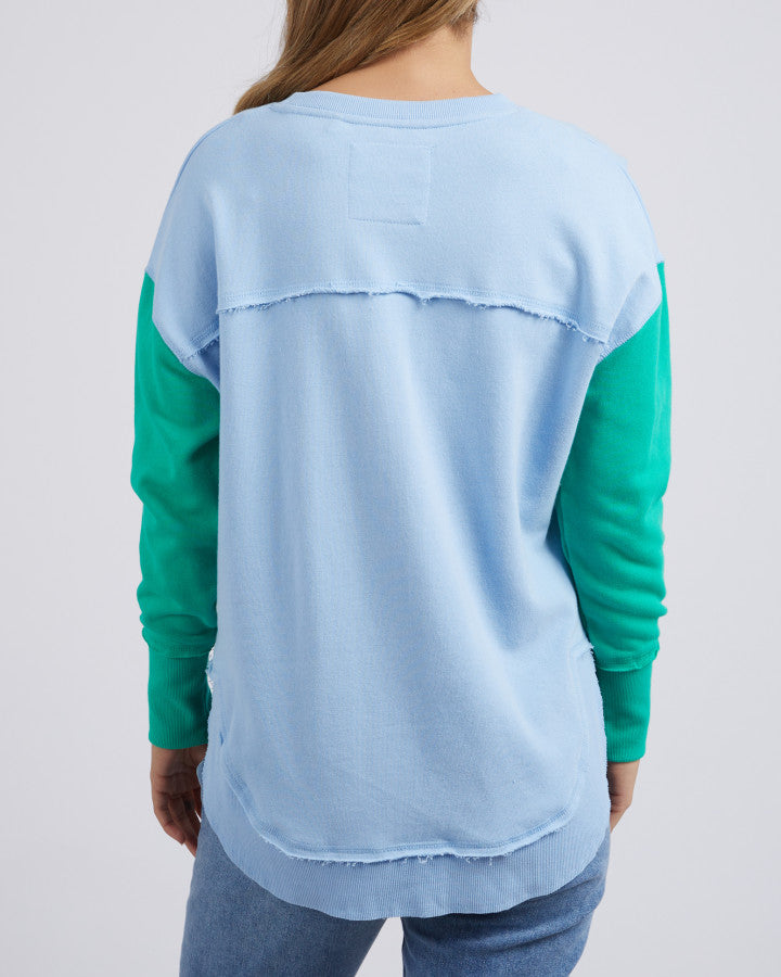 Simplified Colour Block Crew