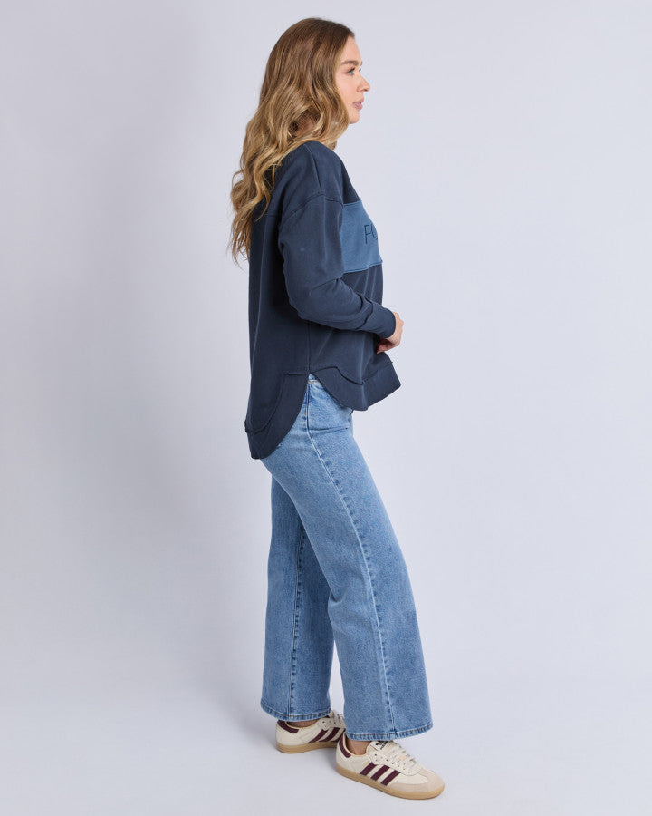 Simplified Tonal Crew | Navy