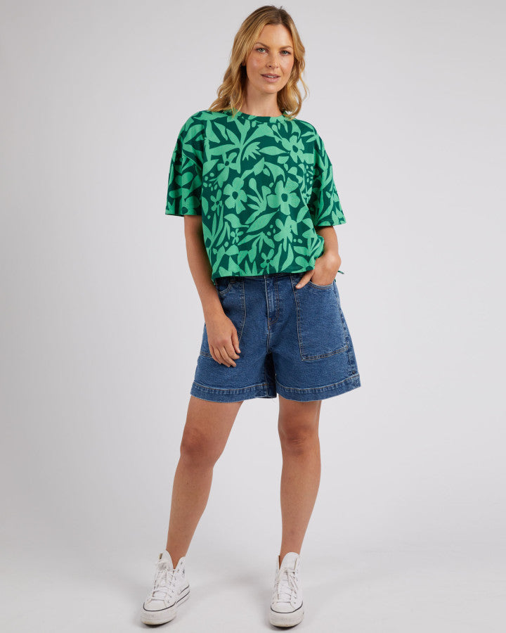 Stencil Floral Tee