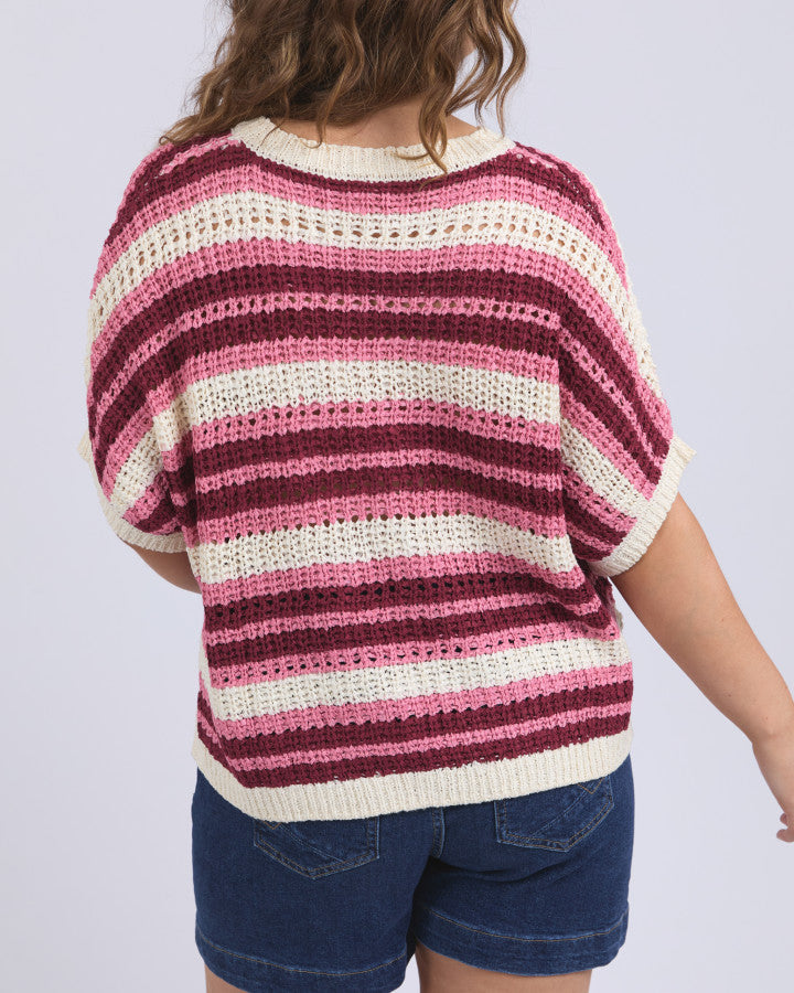 Striped Knit Top