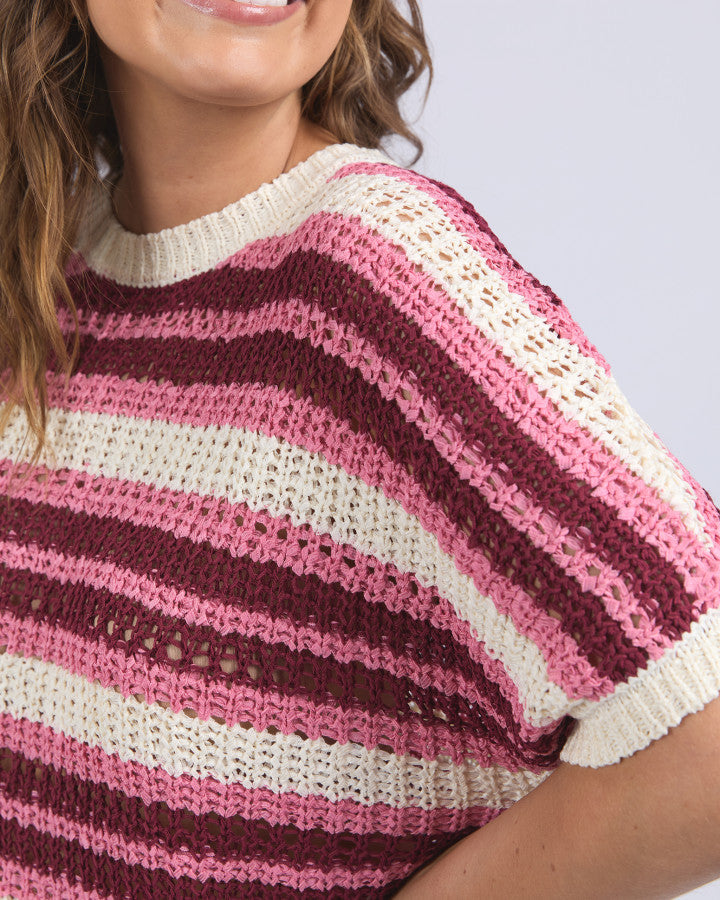 Striped Knit Top