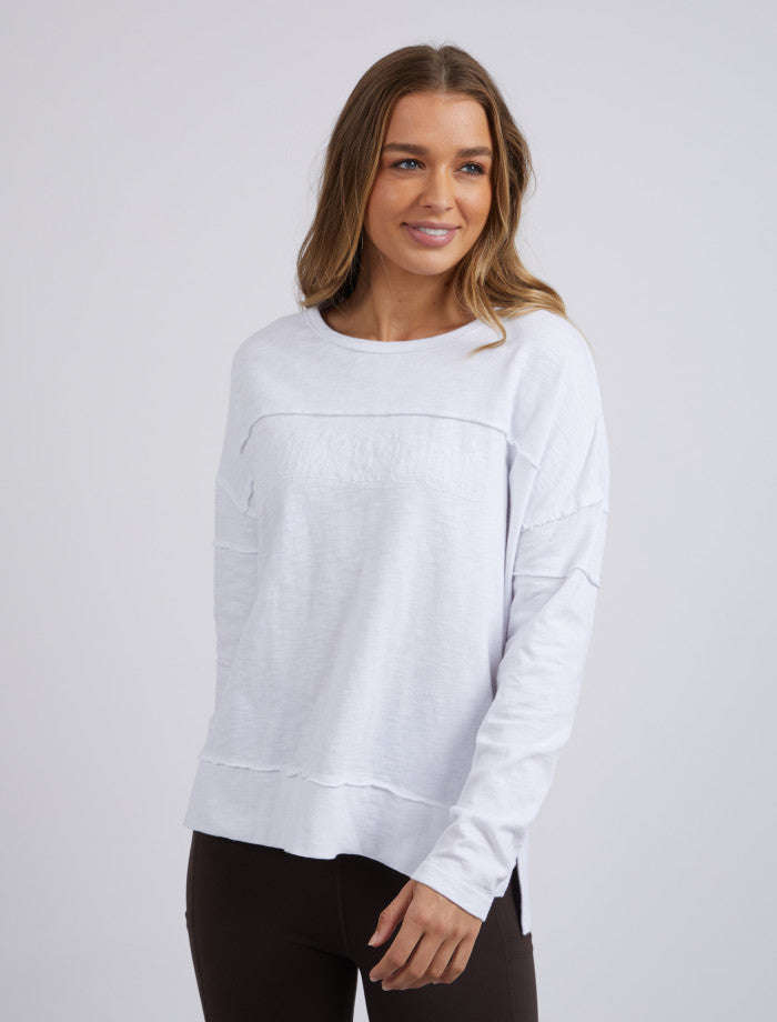 Throw On Tee | White