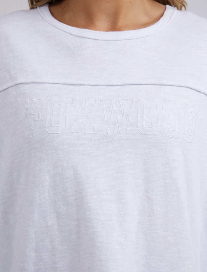 Throw On Tee | White