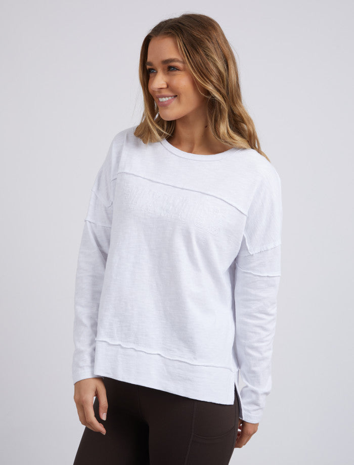 Throw On Tee | White