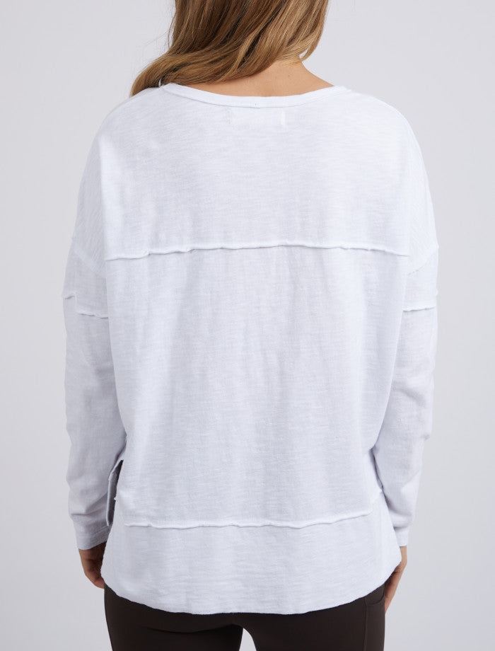 Throw On Tee | White