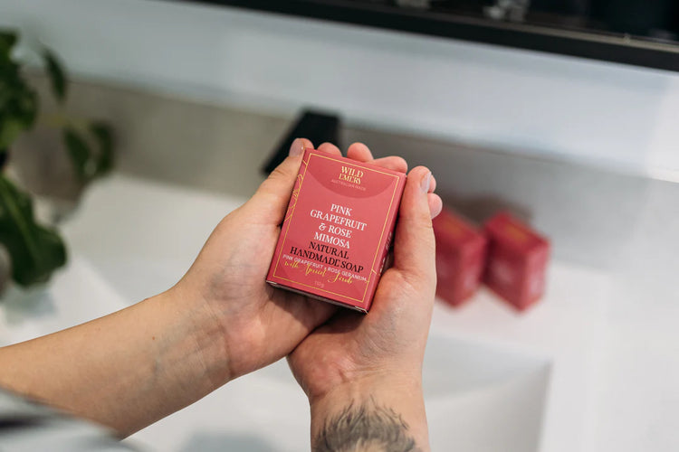 Pink Grapefruit & Rose Mimosa Natural Handmade Soap