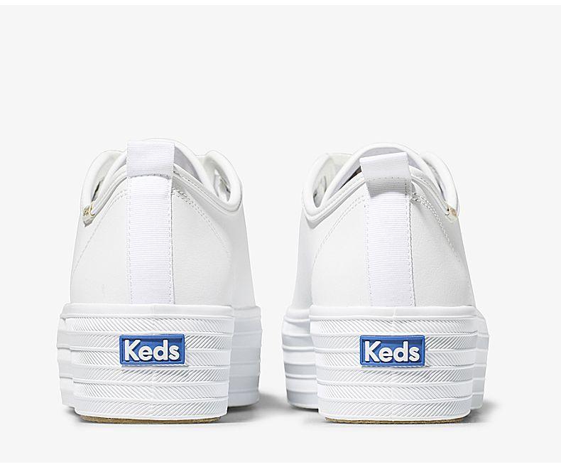 Triple Up Leather | White