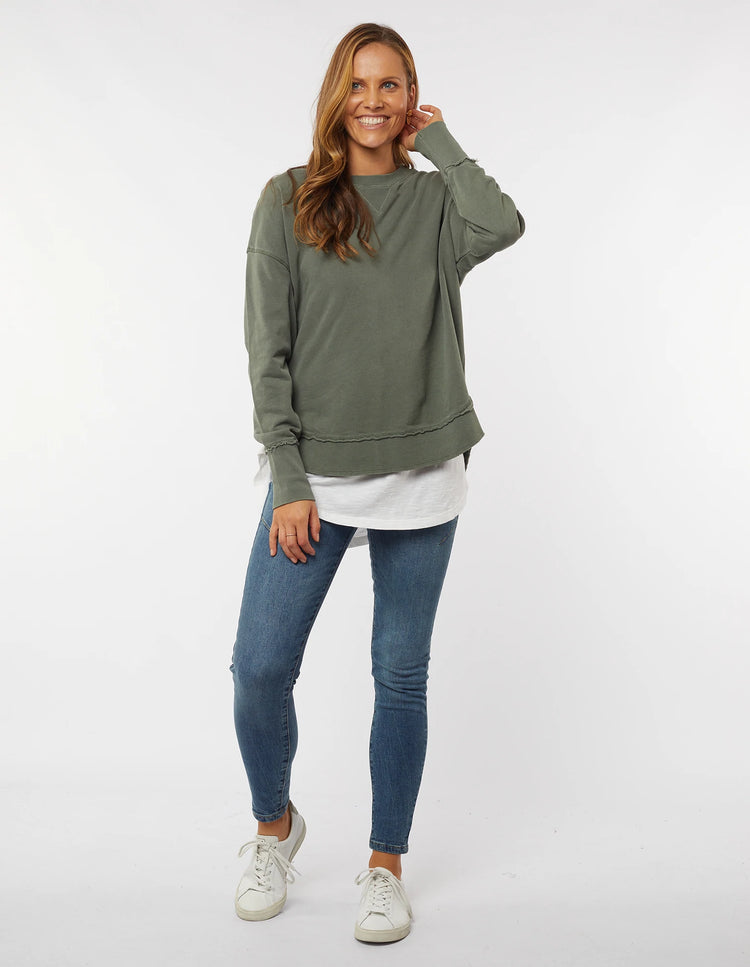 Delilah Crew | Khaki