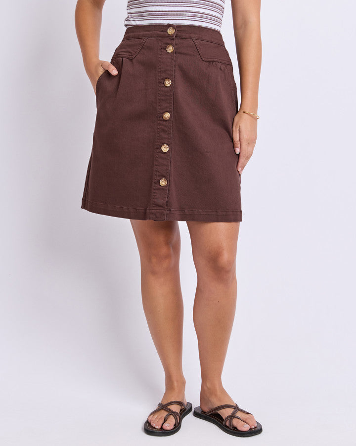Amanda Skirt | Chocolate