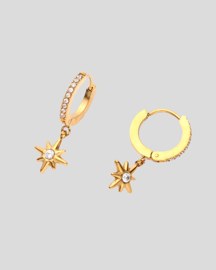 Aya Drop Earrings | Gold