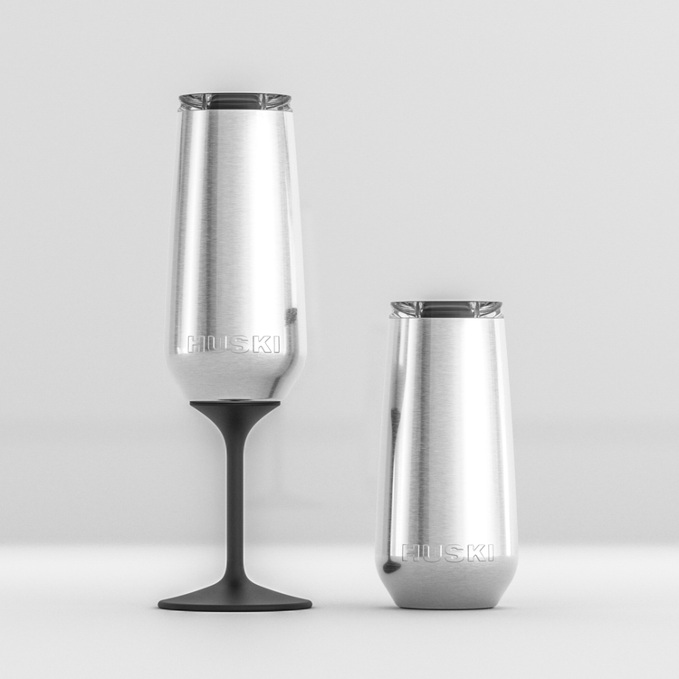 Huski Champagne Flute - Red (Limited Release)