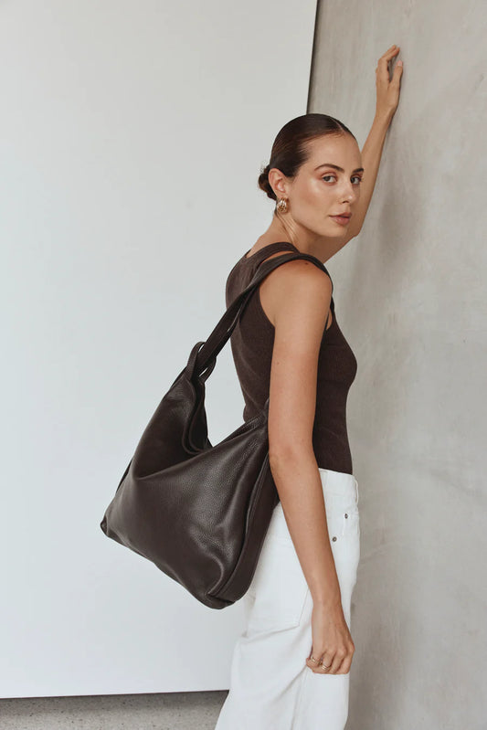 Bella Dark Chocolate 2-in-1 Convertible Backpack Tote