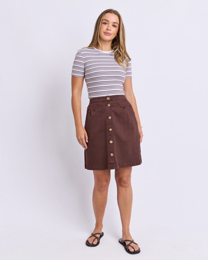 Amanda Skirt | Chocolate