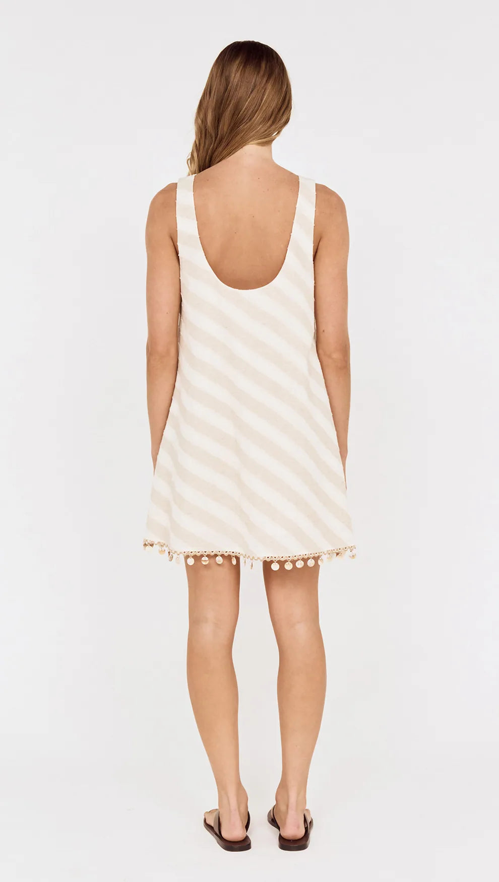 Kaia Shell Tassel Mini Dress