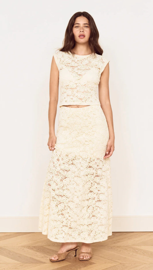 Ophelia Lace Micro Tee