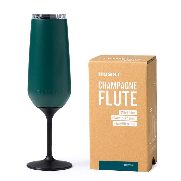 Huski Champagne Flute - Deep Teal (Limited Release)