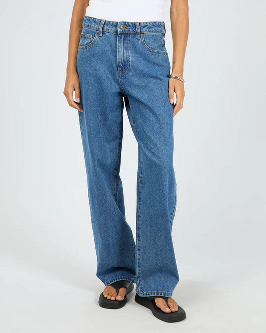 Jade Baggy Jean | Mid Blue