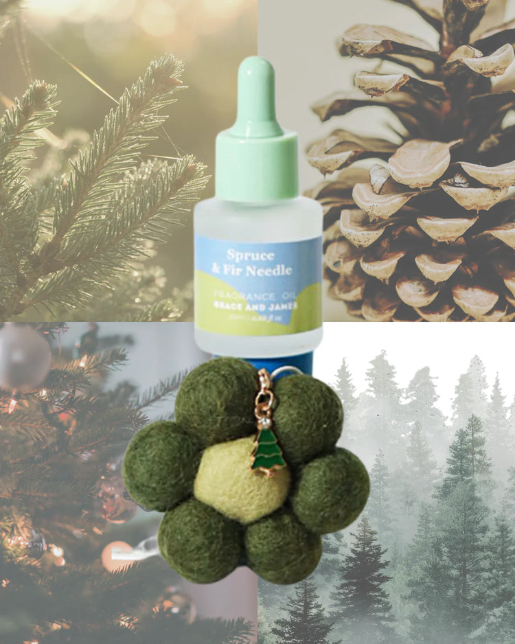 Spruce & Fir Needle - Christmas Edition Felt Air Freshener