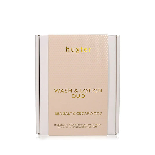 Wash & Lotion Duo | Sea Salt & Cedarwood