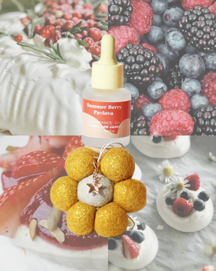 Summerberry Pavlova - Christmas Edition Felt Air Freshener