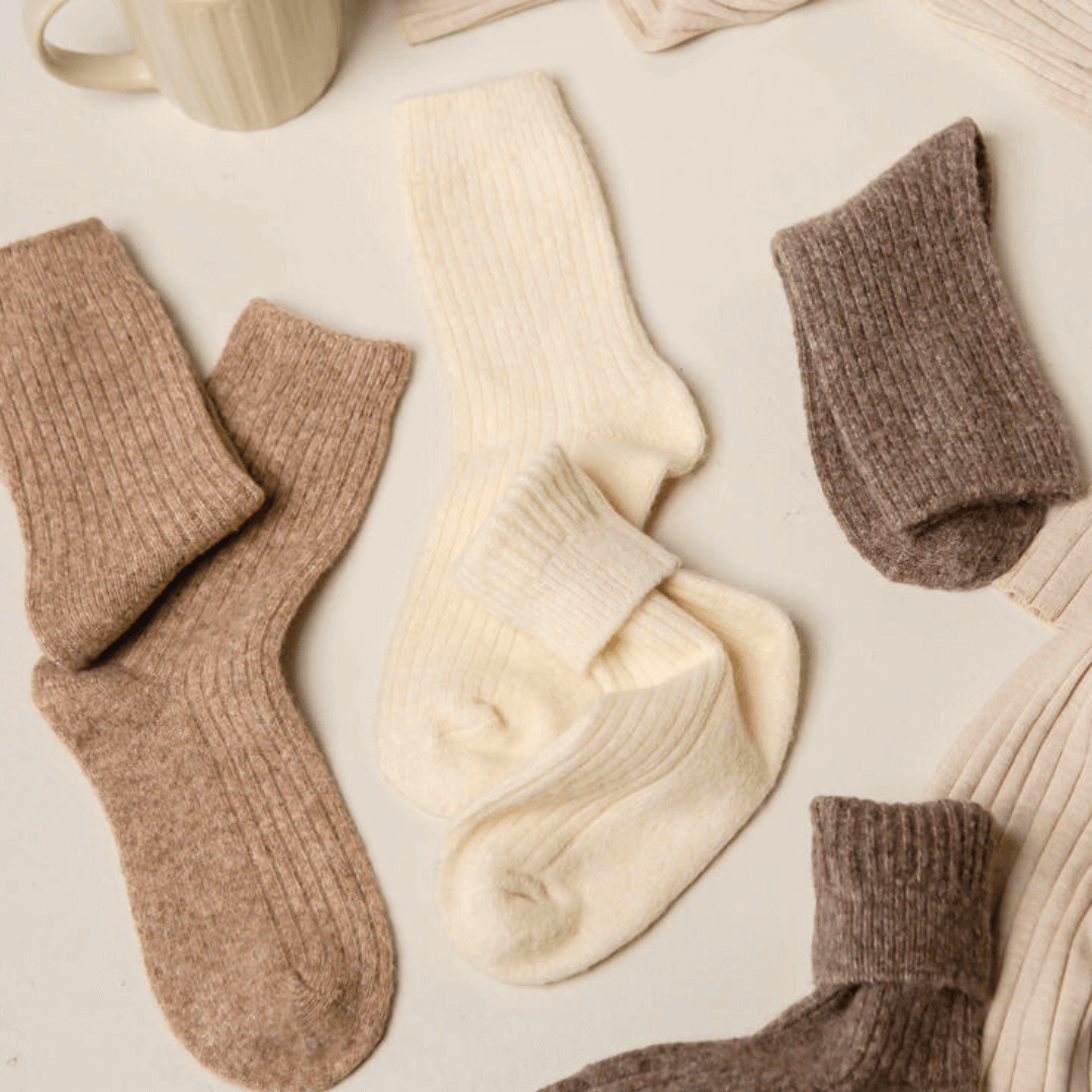 The Comfiest Socks - Light Brown