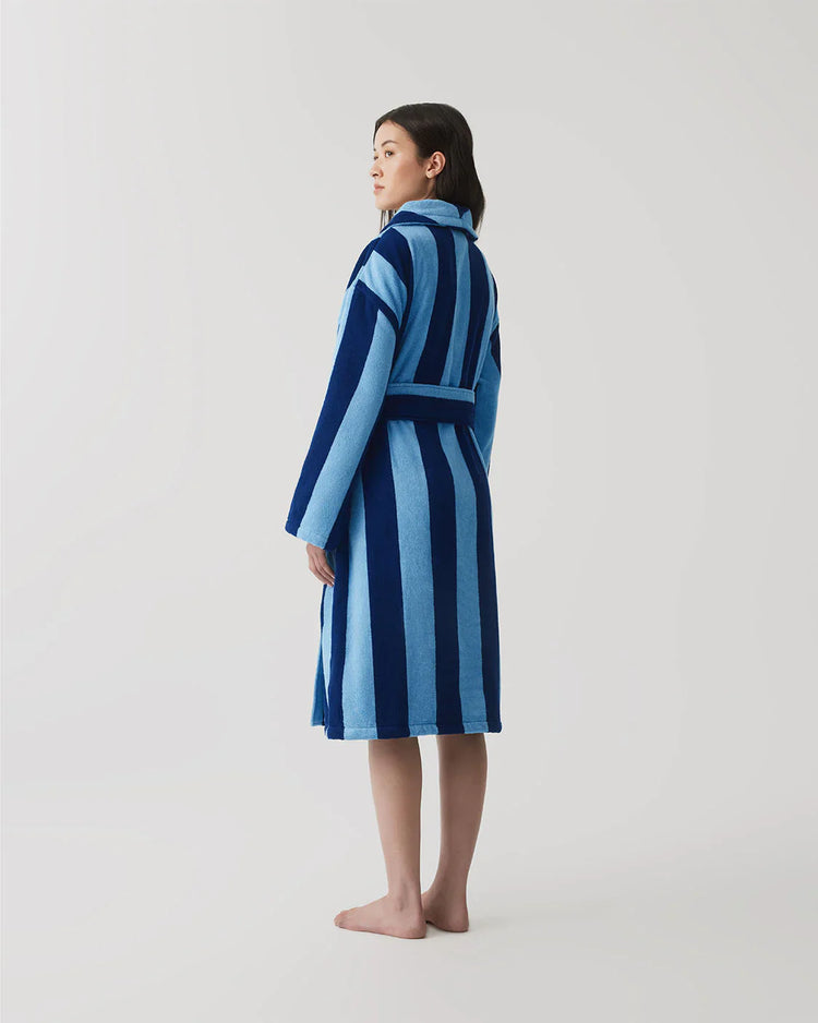 Robe - Blueberry Stripes