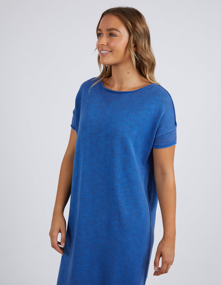 Margot Knit Dress | Turkish Blue