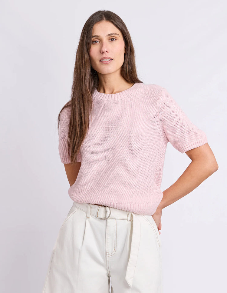 Blair Short Sleeve Knit | Ballerina Pink