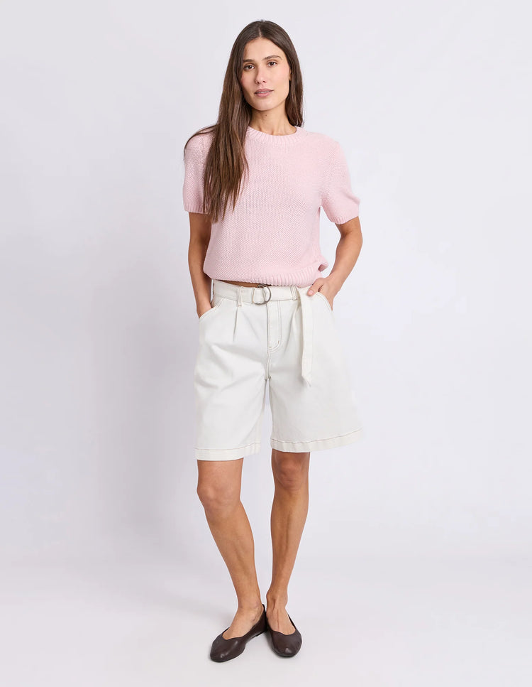 Blair Short Sleeve Knit | Ballerina Pink