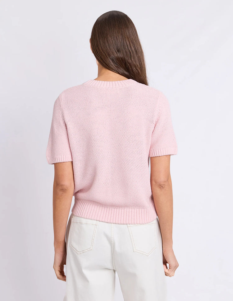 Blair Short Sleeve Knit | Ballerina Pink