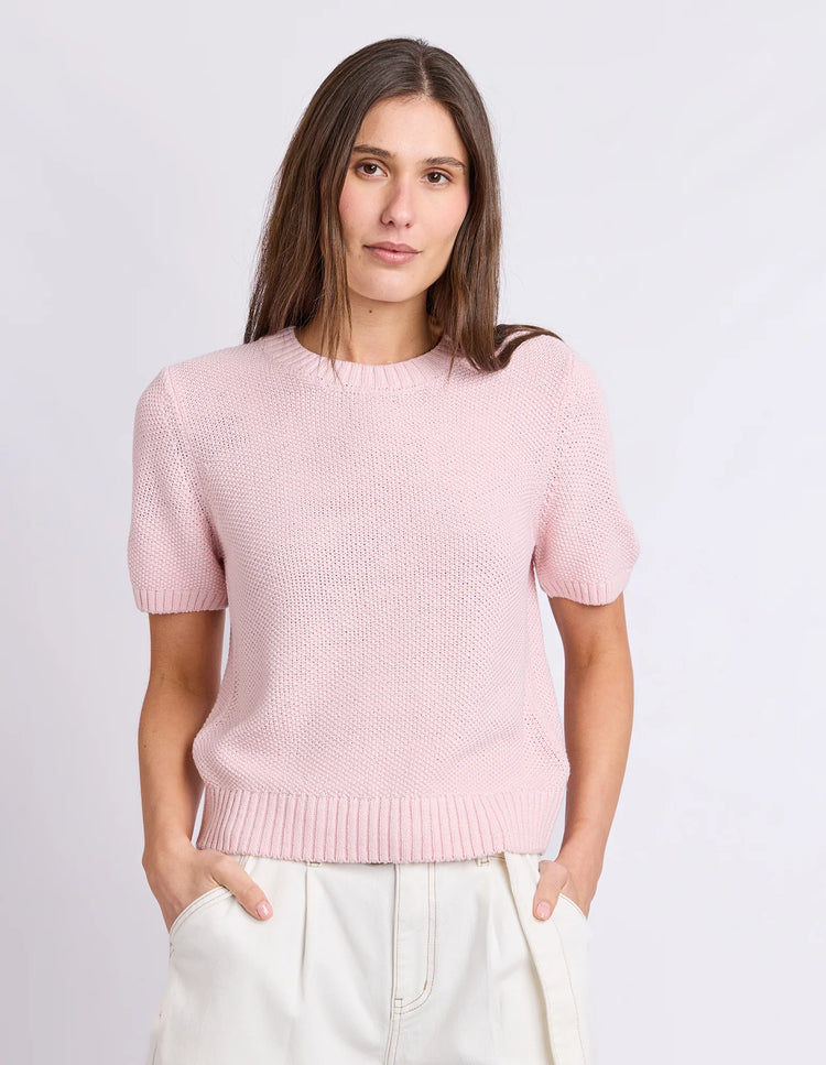 Blair Short Sleeve Knit | Ballerina Pink