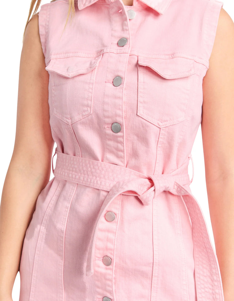 Talbert Sleeveless Dress | Pale Pink