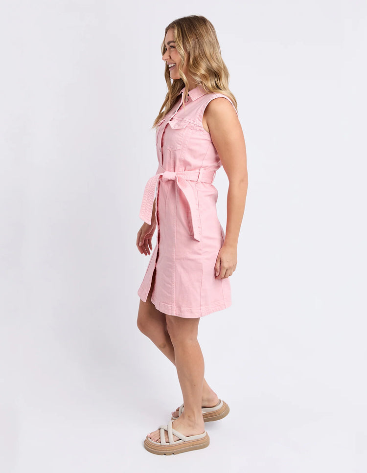 Talbert Sleeveless Dress | Pale Pink