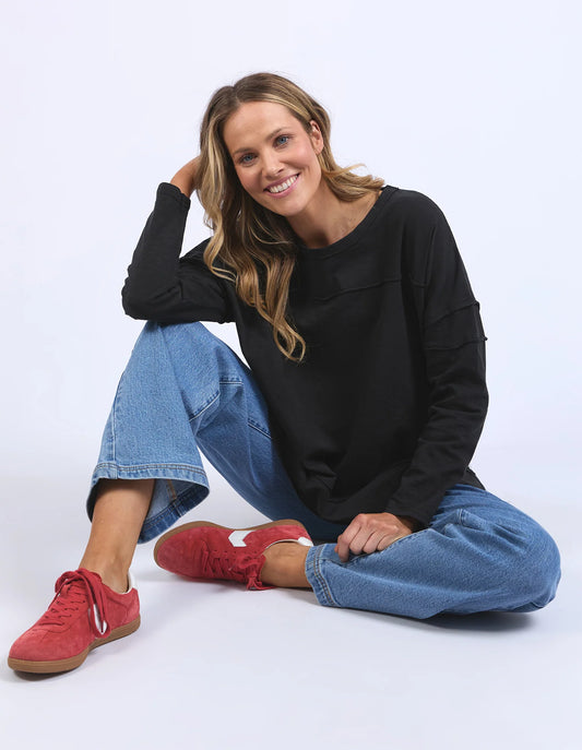 Jayne Throw On Top | Black