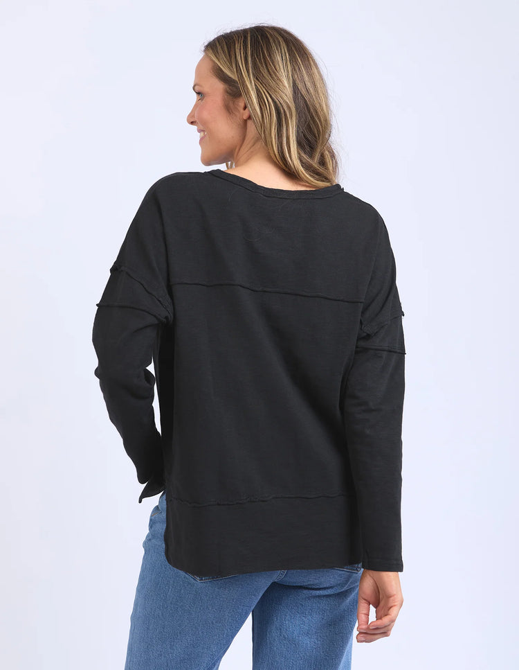 Jayne Throw On Top | Black