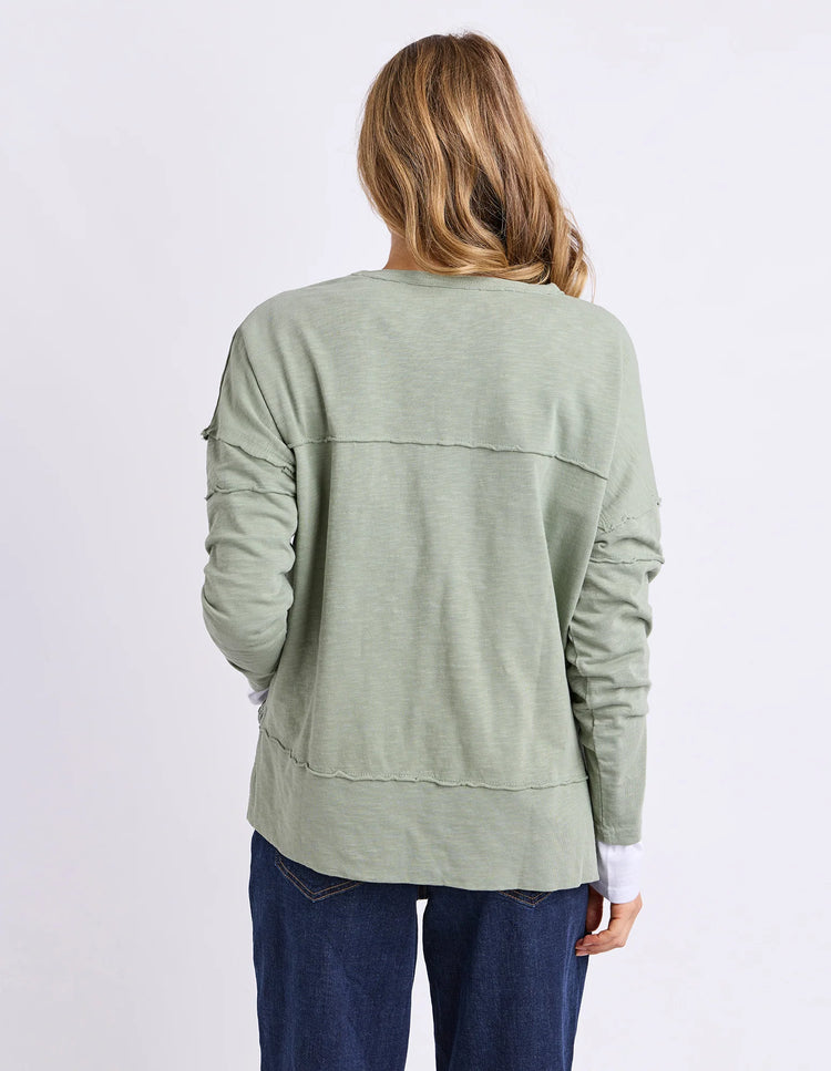 Jayne Throw On Top | Sage