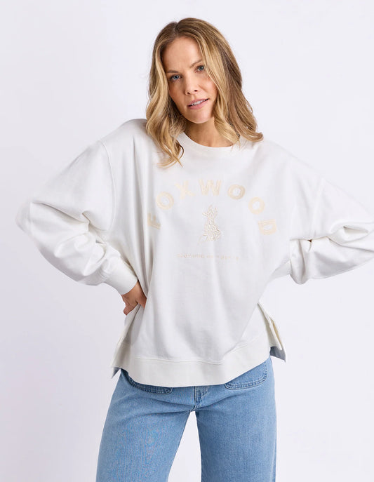 Effortless Contrast Crew | Egret