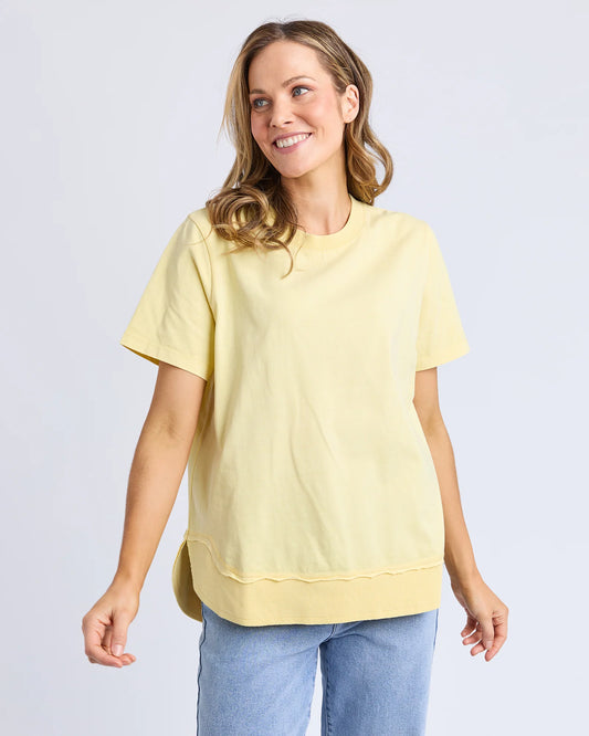 Farrah SS Tee | Lemon