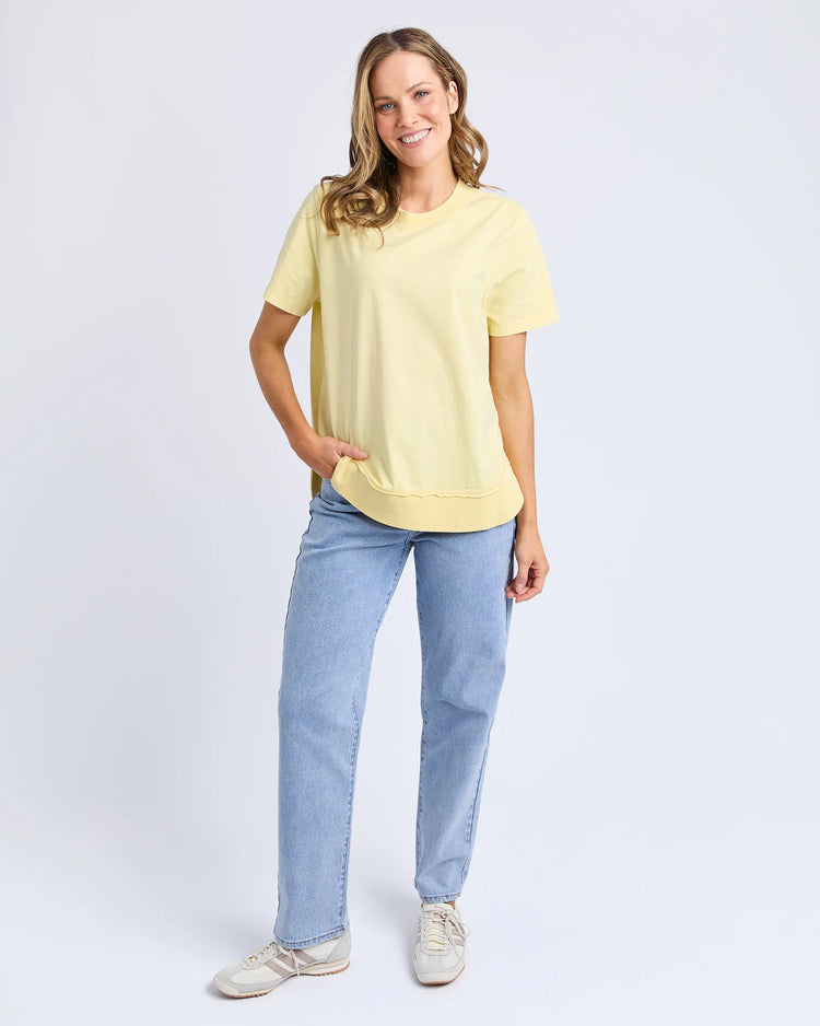 Farrah SS Tee | Lemon