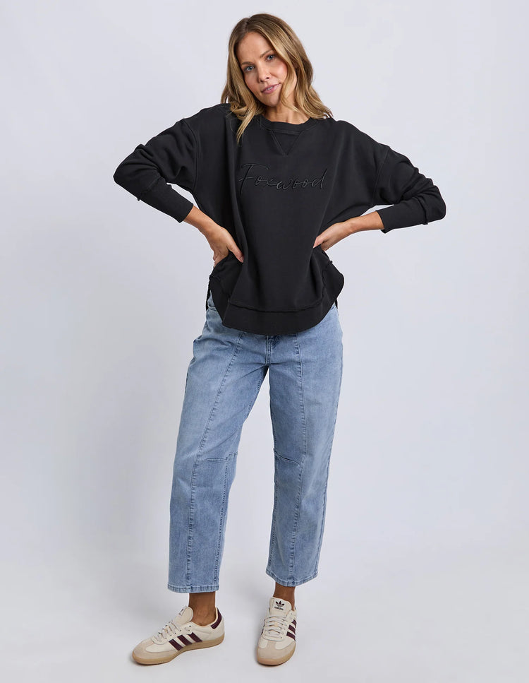 Signature Crew | Washed Black