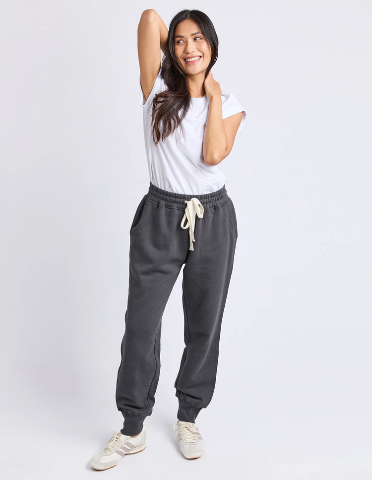 College Track Pant | Coal